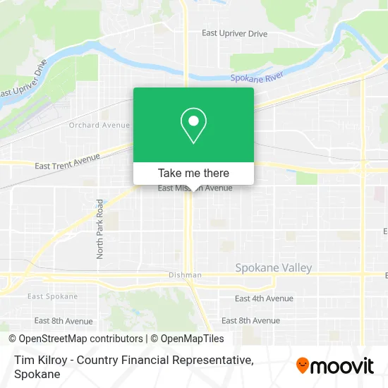 Tim Kilroy - Country Financial Representative map