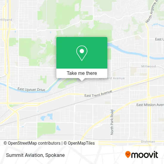 Summit Aviation map