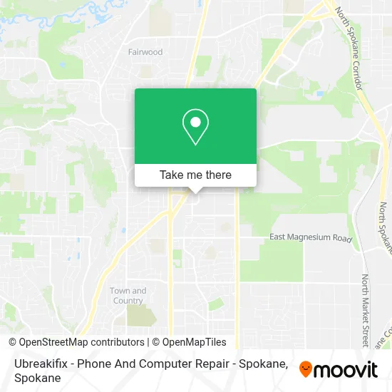 Ubreakifix - Phone And Computer Repair - Spokane map