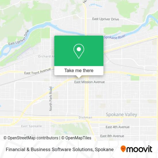 Financial & Business Software Solutions map