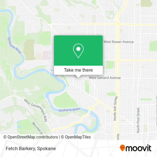 Fetch Barkery map