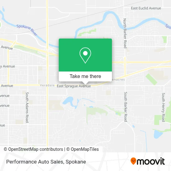 Performance Auto Sales map