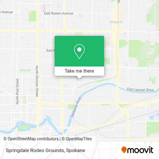 Springdale Rodeo Grounds map