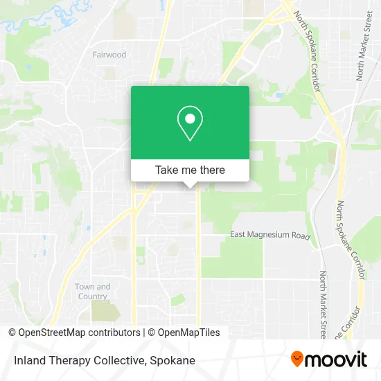 Inland Therapy Collective map