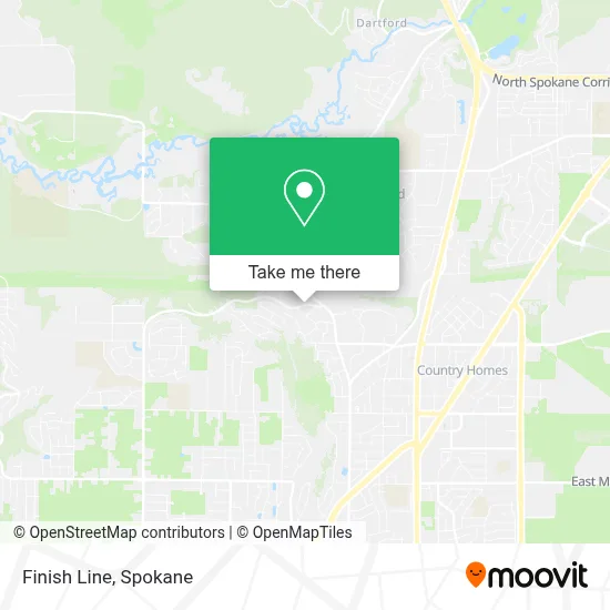 Finish Line map