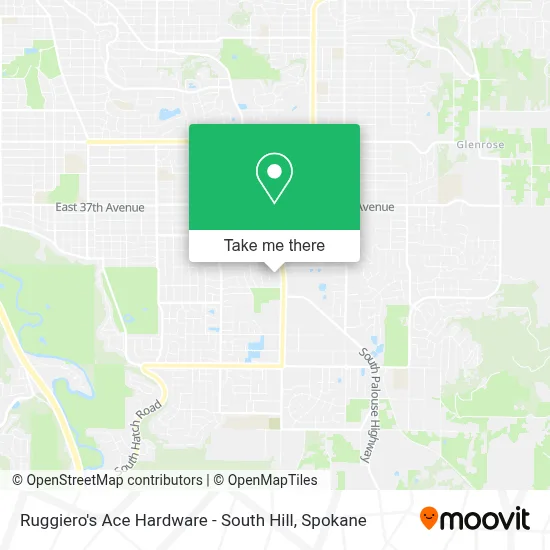 Ruggiero's Ace Hardware - South Hill map