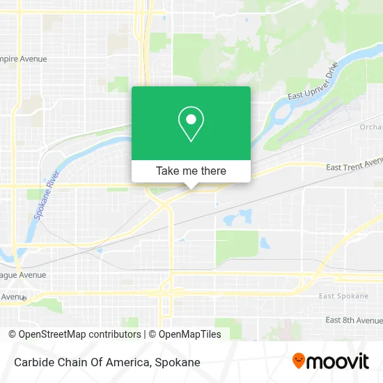 Carbide Chain Of America map