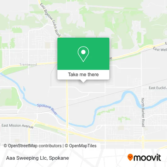 Aaa Sweeping Llc map