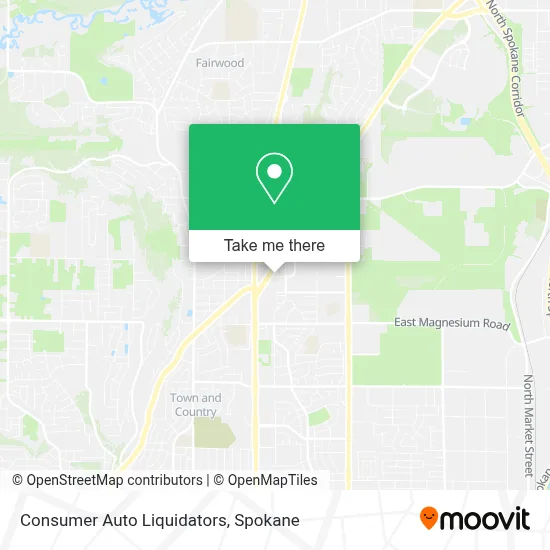 Consumer Auto Liquidators map