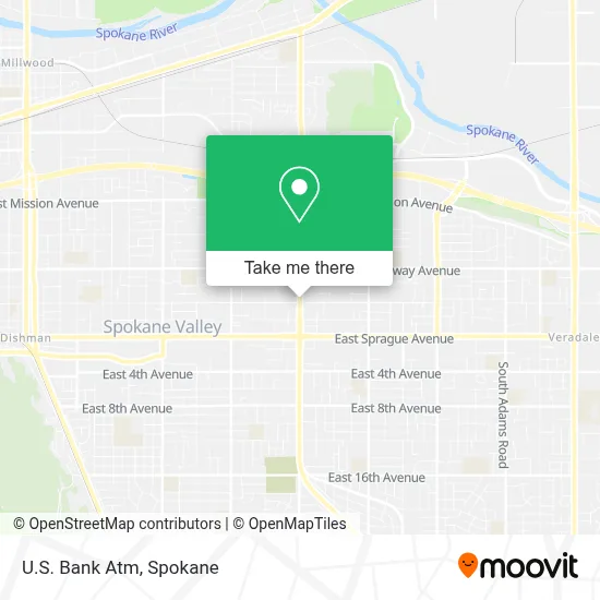 U.S. Bank Atm map