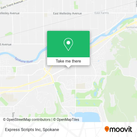 Express Scripts Inc map