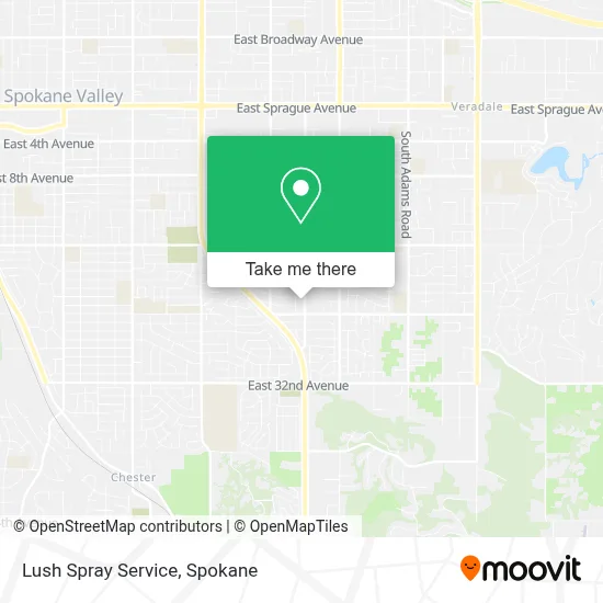 Lush Spray Service map