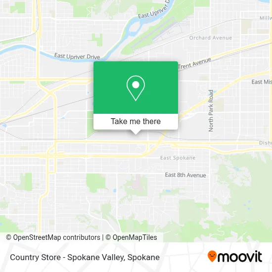 Country Store - Spokane Valley map