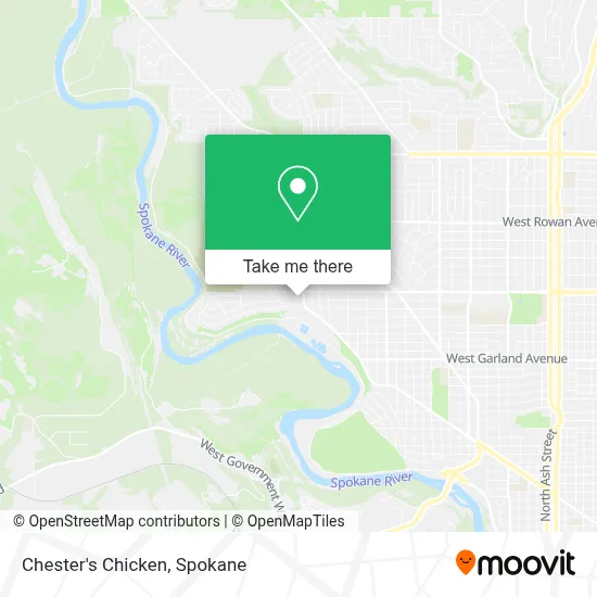 Chester's Chicken map