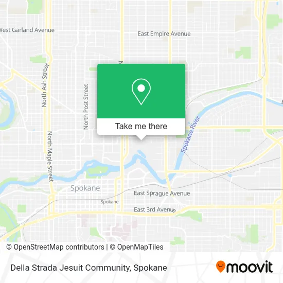 Della Strada Jesuit Community map