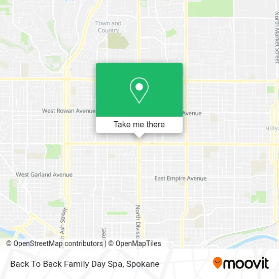 Back To Back Family Day Spa map