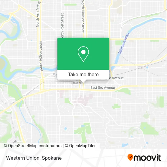 Western Union map