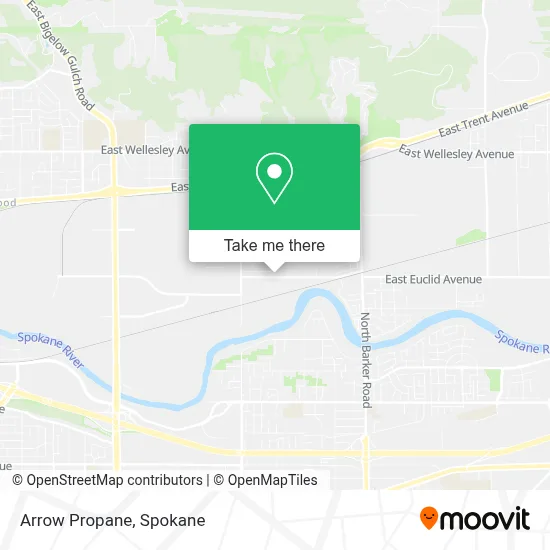Arrow Propane map