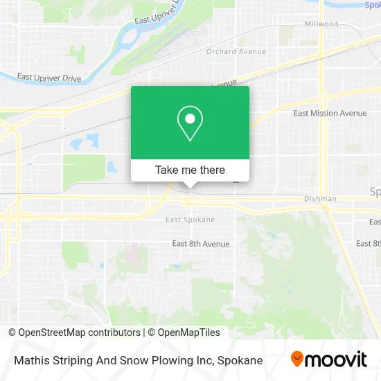 Mathis Striping And Snow Plowing Inc map