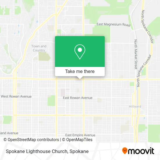Spokane Lighthouse Church map