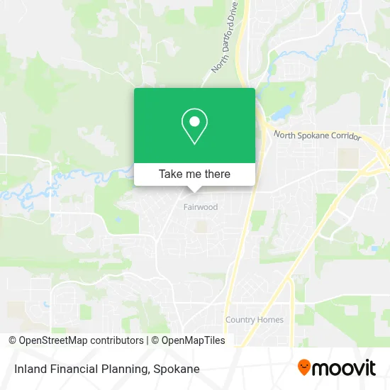Inland Financial Planning map