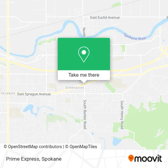 Prime Express map