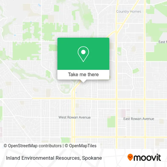 Inland Environmental Resources map