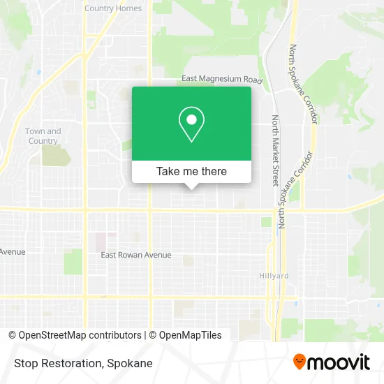 Stop Restoration map