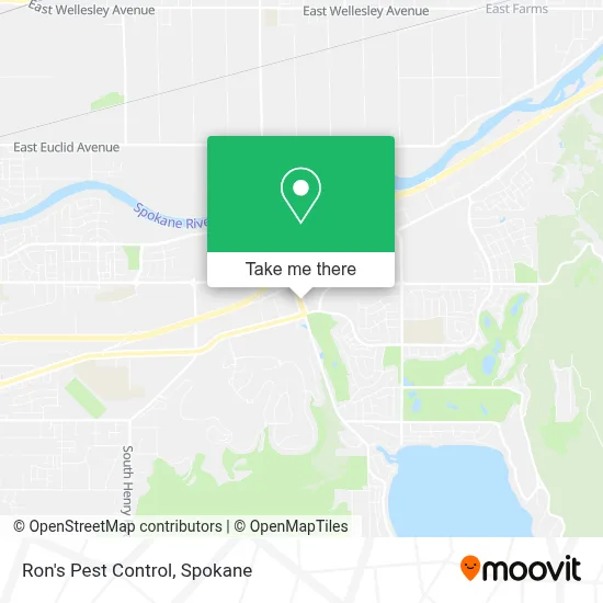 Ron's Pest Control map