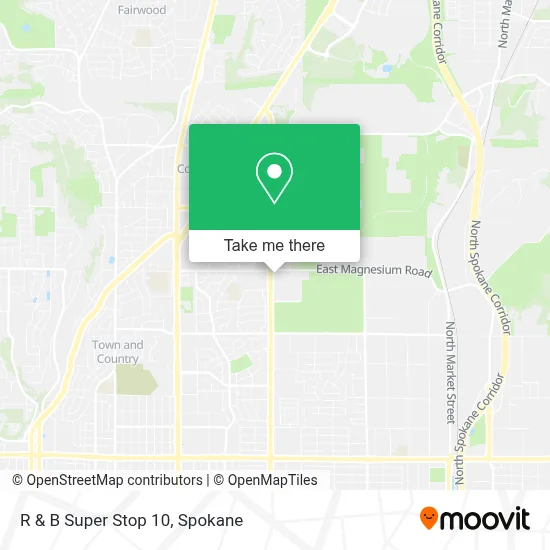 R & B Super Stop 10 map