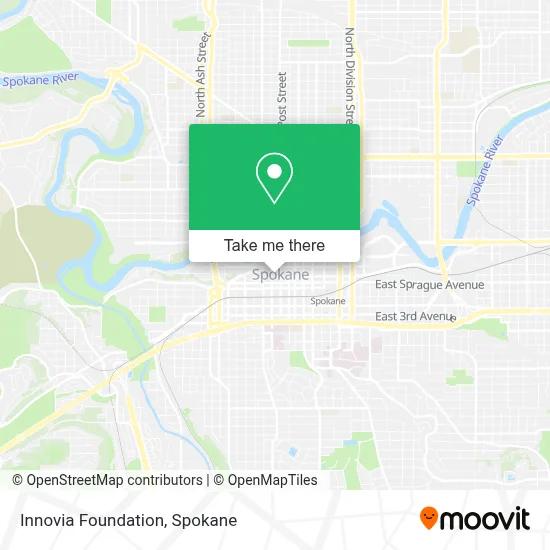 Innovia Foundation map