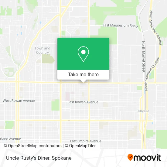 Uncle Rusty's Diner map