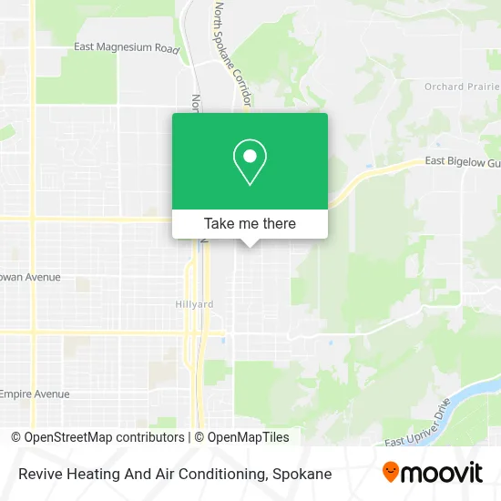 Revive Heating And Air Conditioning map