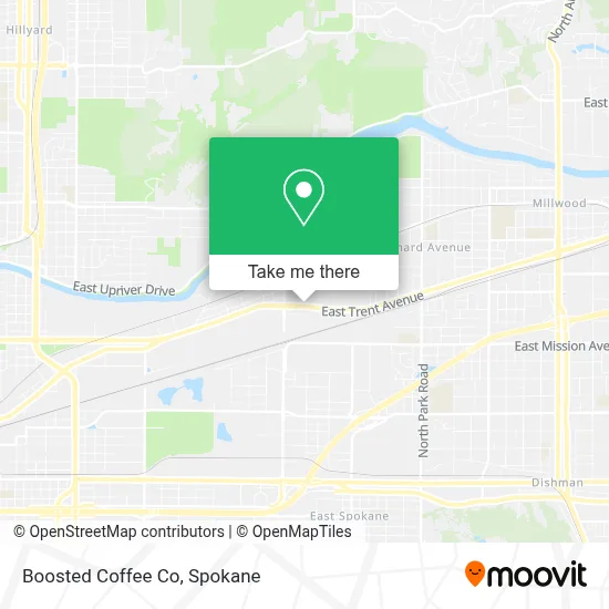 Boosted Coffee Co map