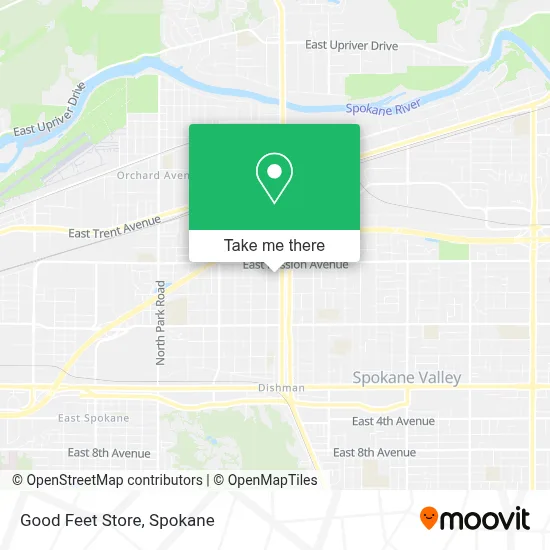 Good Feet Store map