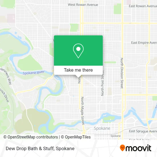 Dew Drop Bath & Stuff map
