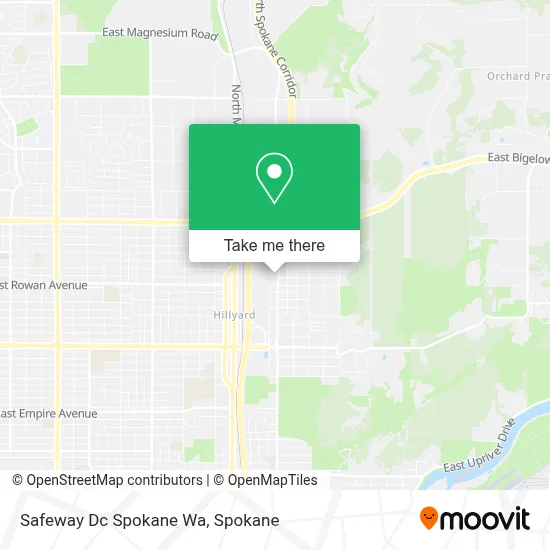 Safeway Dc Spokane Wa map