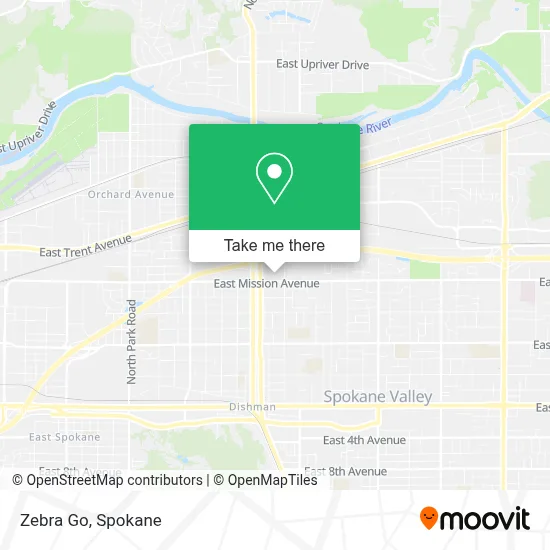 Zebra Go map