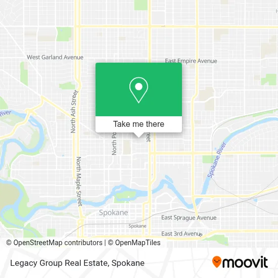 Legacy Group Real Estate map