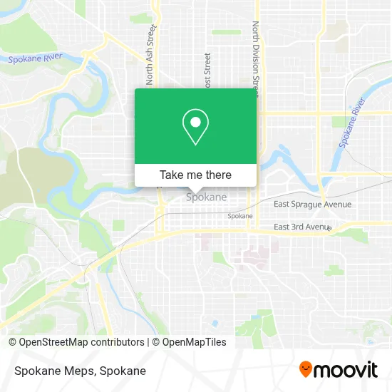 Spokane Meps map