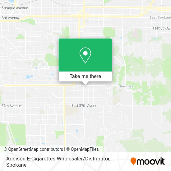 Addison E-Cigarettes Wholesaler / Distributor map