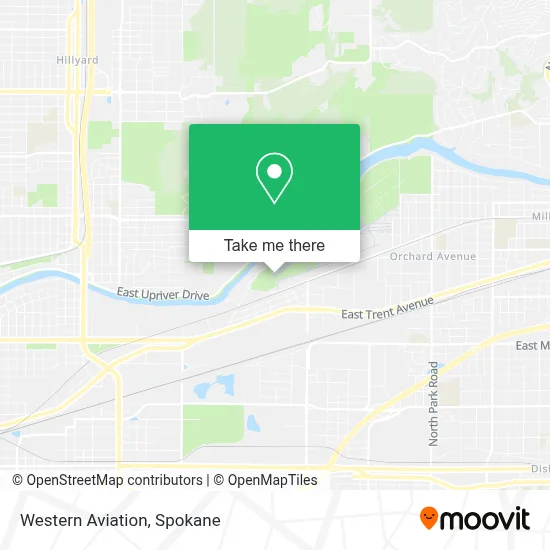 Western Aviation map