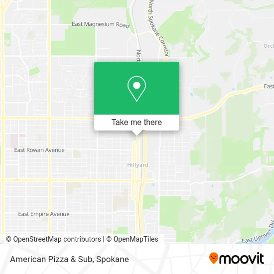 American Pizza & Sub map