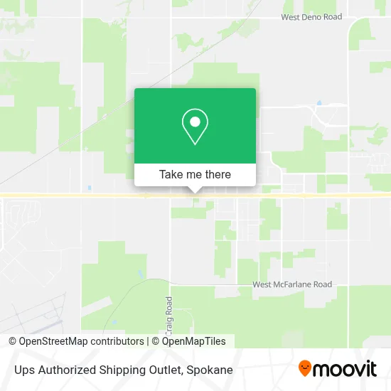 Ups Authorized Shipping Outlet map
