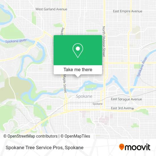 Spokane Tree Service Pros map