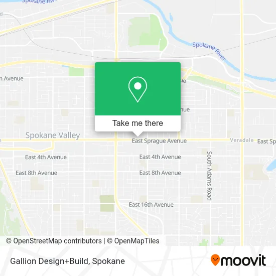 Gallion Design+Build map