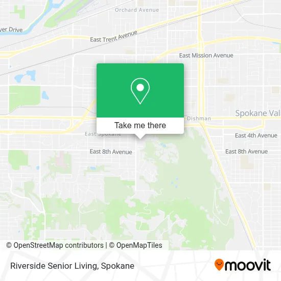 Riverside Senior Living map