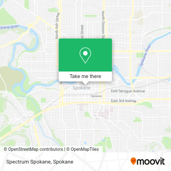 Spectrum Spokane map