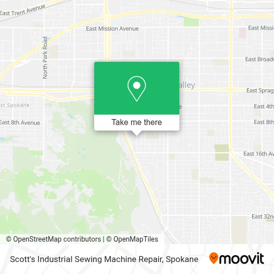 Scott's Industrial Sewing Machine Repair map