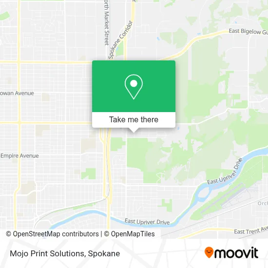 Mojo Print Solutions map